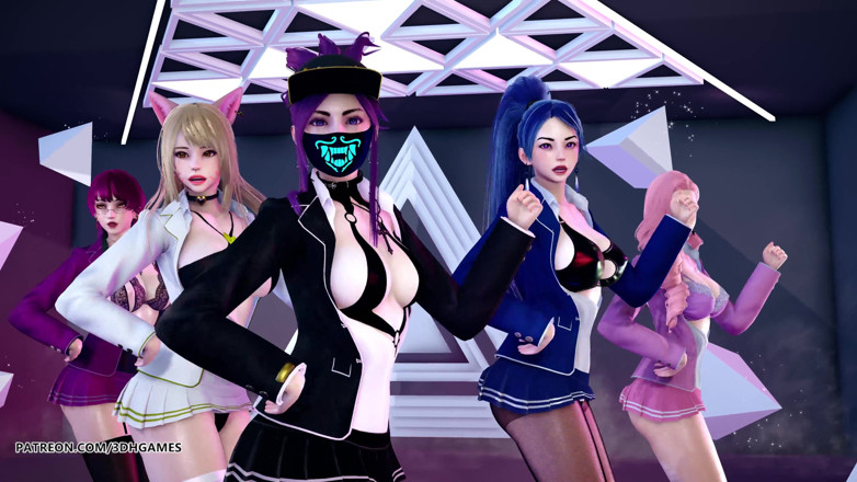 3D-Hentai Games: [MMD] STAYC - RAN2U Ahri Akali Kaisa evelynn Seraphine heißer striptease,...