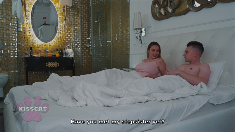 KissCat: Oops Cum Inside Wifes Step Sister Husband Fucks Two Step...