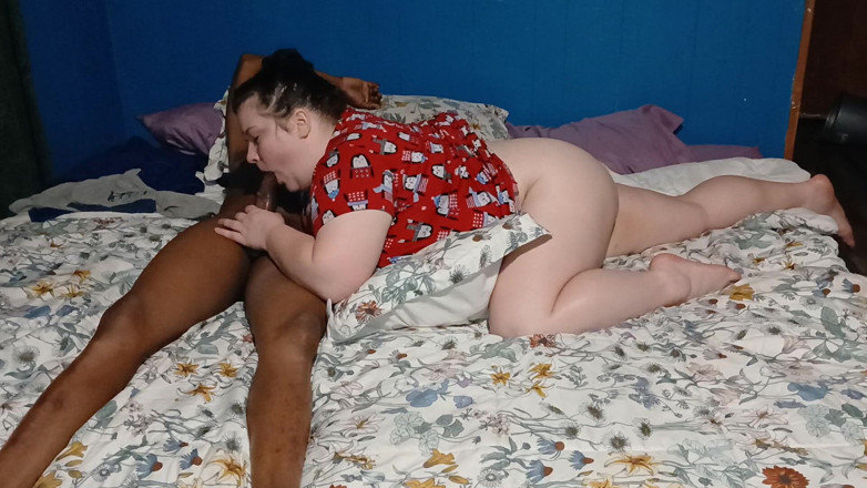 Big uhaul: Ssij BBC cholernie, że all u want is black cum