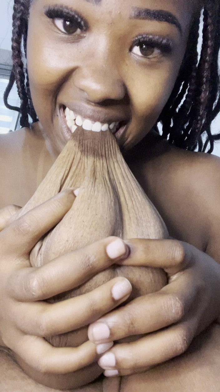 Angel Big B: Biting My Giant, Delicious Boobs
