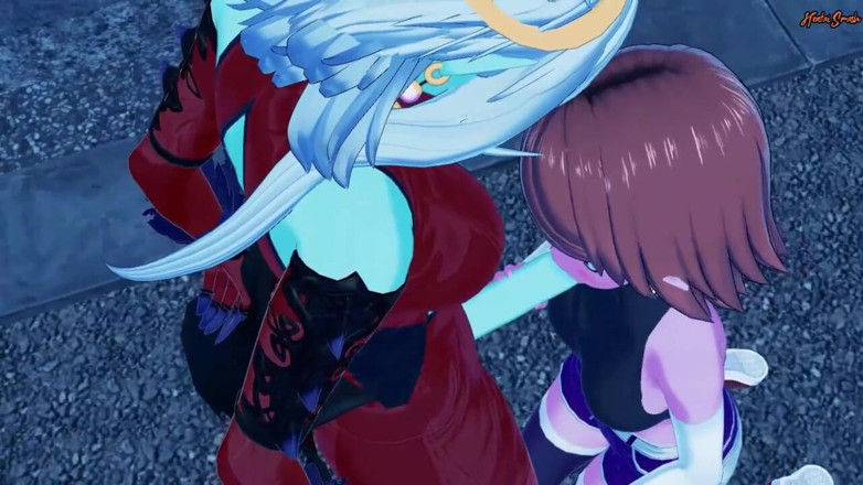 Hentai Smash: Supreme Kai Chronoa deepthroats penis Futa Towa - Dragon Ball super...