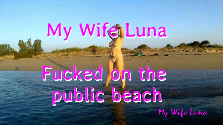 My Wife Luna: Am strand gefickt