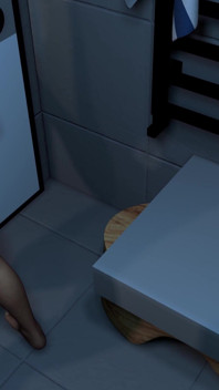 3D BBW dojrzałe milf zdradza z młodym wielkim kutasem w łazience