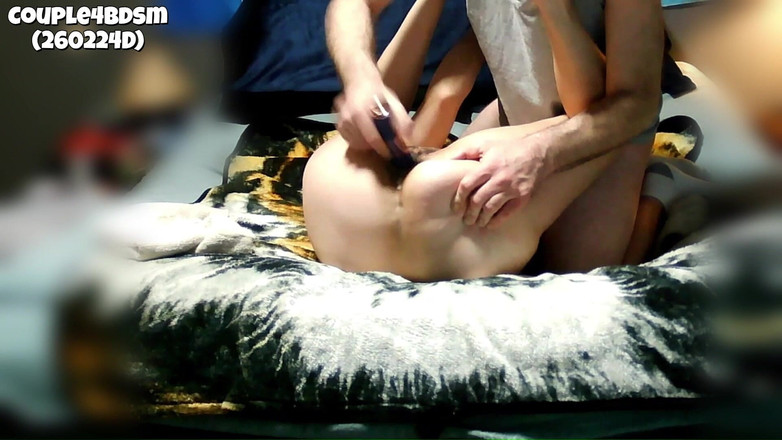 Couple4bdsm: Зв'язану дружину відтрахали з ділдо під час мінету (260224c)
