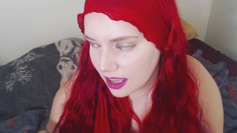 Scarlet Vixen: Palenie oleju fetyszowego całowanie zabawy