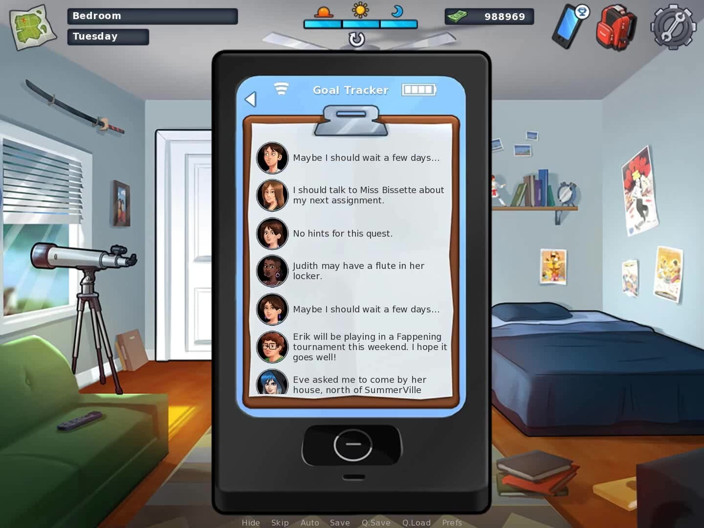 Dirty GamesXxX: 서머타임 사가. 대학 에 가기 전에 목욕하는 핫한 밀프를 보고 있는 남자 28.