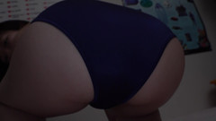 Aki Tube Channel: Aoi-chan má zadek fetiš oblečení erotický proužek pokrytý hýžděmi
