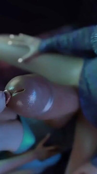3D Futa Sex oralny Wielki Kutas Shemale Animacja