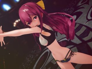 Mmd anime girls: Mmd R-18 Anime Girls Sexy Dancing Clip 438