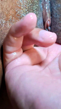 Close-up POV: Fisted Her Greedy Big Pussy Until She Came