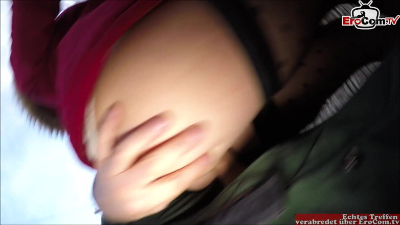 EroCom: Quickie with a slim nylon slut on a sex date