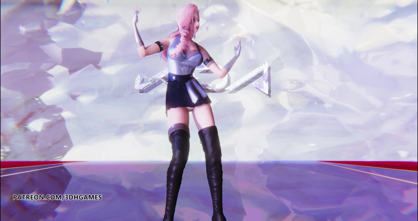 3D-Hentai Games: KDA - More striptease Ahri Akali Evelynn Kaisa Kda Seraphine all...