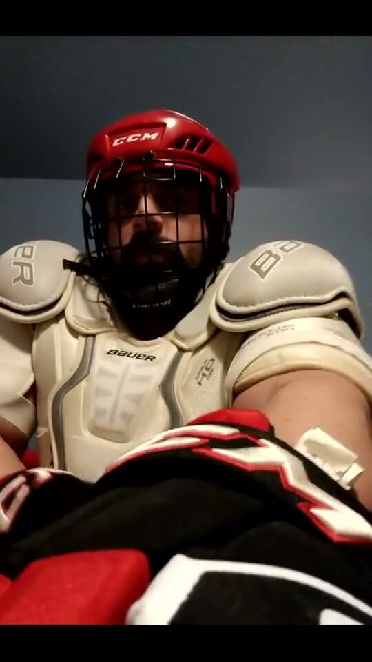Bruiser Bearwood: Hockey Gear Jerk