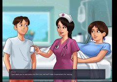 Dirty GamesXxX: Summertime saga：男人为了精液检查而很难得到他的鸡巴 ep 161