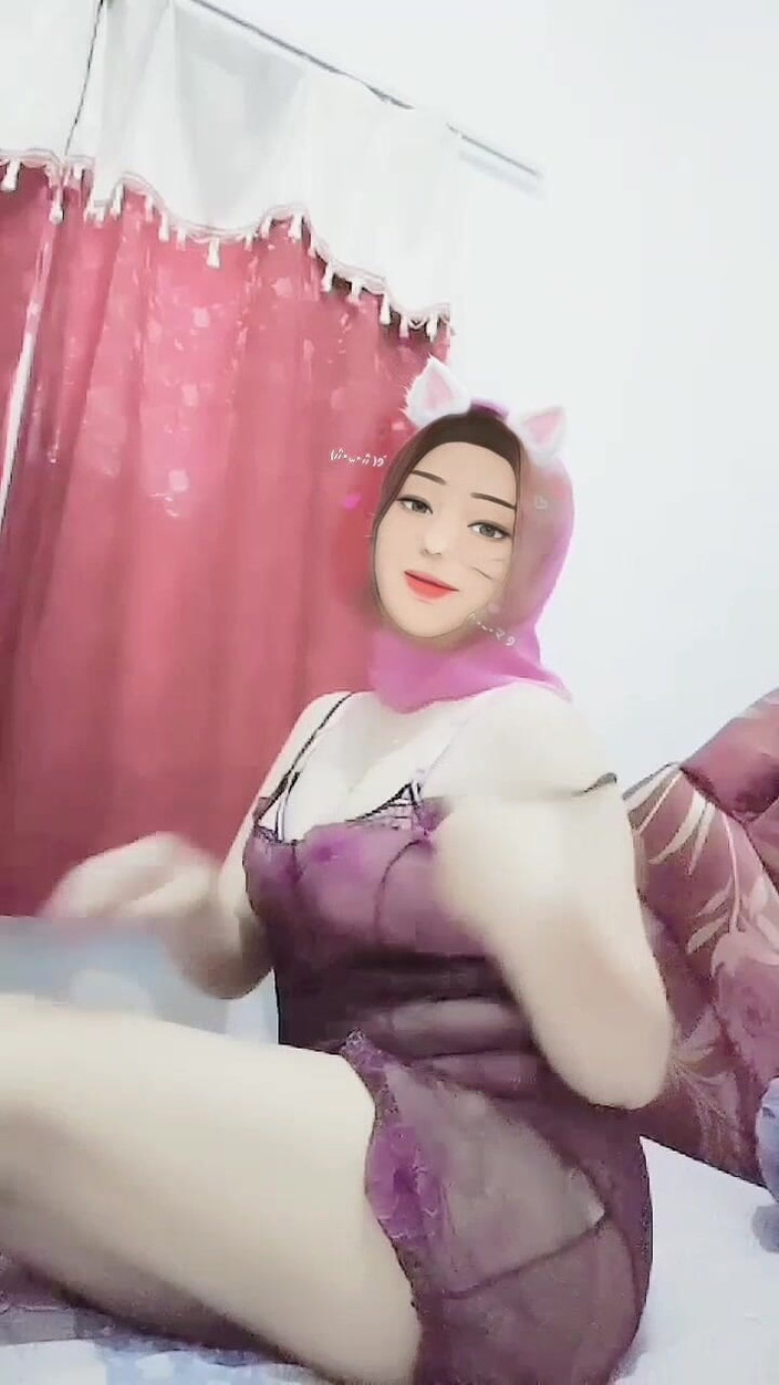 Hijab cute: 히잡을 쓴 댄스 누드