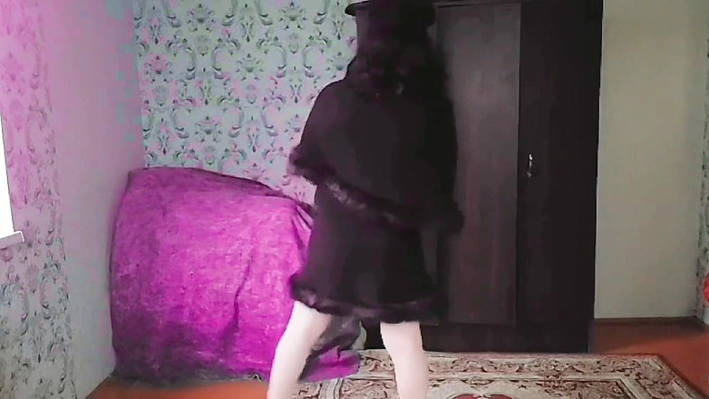 Kitty_Cross: Gadis trans ceria lagi nyubain gaun imut musim panas