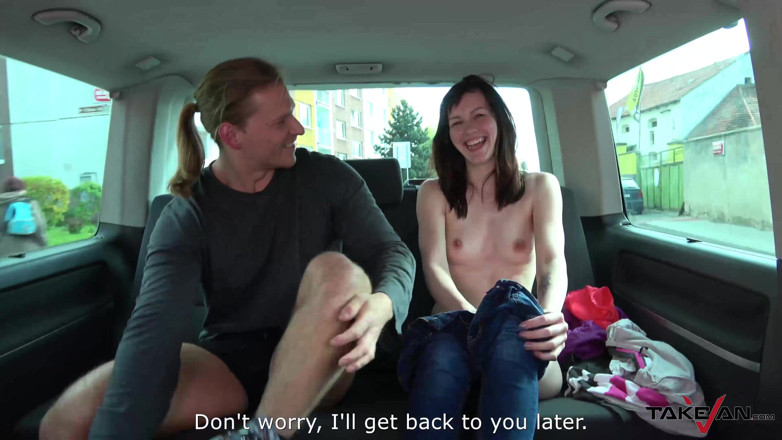 Take Van: draivar hot dost ki pichhe ki or drivinig vain men...