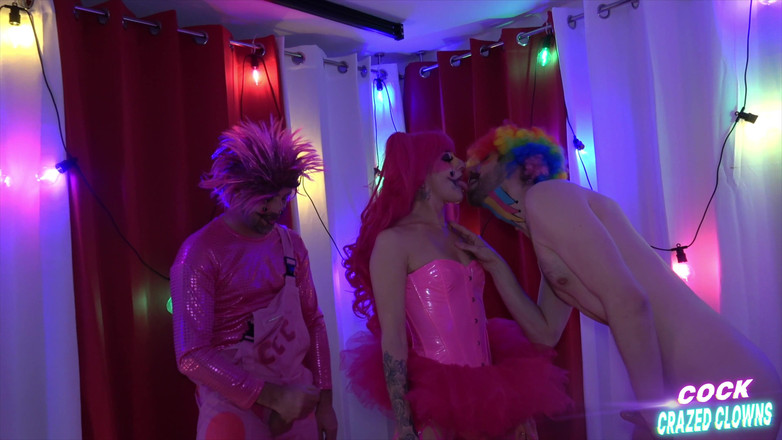 Cock Crazed Clowns: Marcus Quillan trifft auf pinke clowns (anal-special)