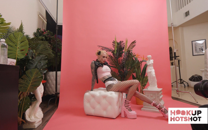 HookUp HotShot-BTS: Bts - Inked Beauty Sasha Beart Prepares for a Flirty Photo...