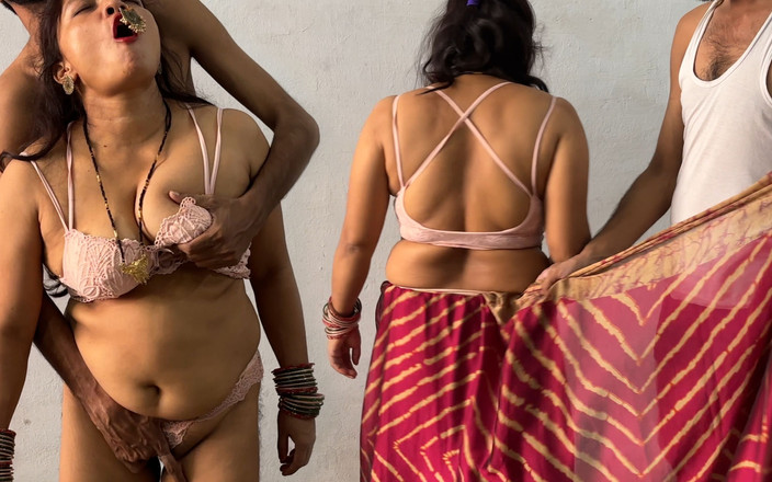 Bhabhi Anjali: Vacker knubbig Anjali Bhabhi första gången het romantisk hardcore analsex...