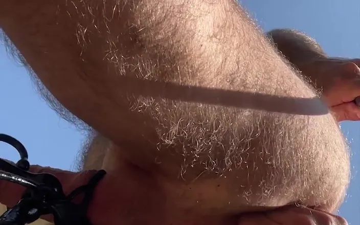 TaitaX: Outdoor Anal Play Bottom View to Anus