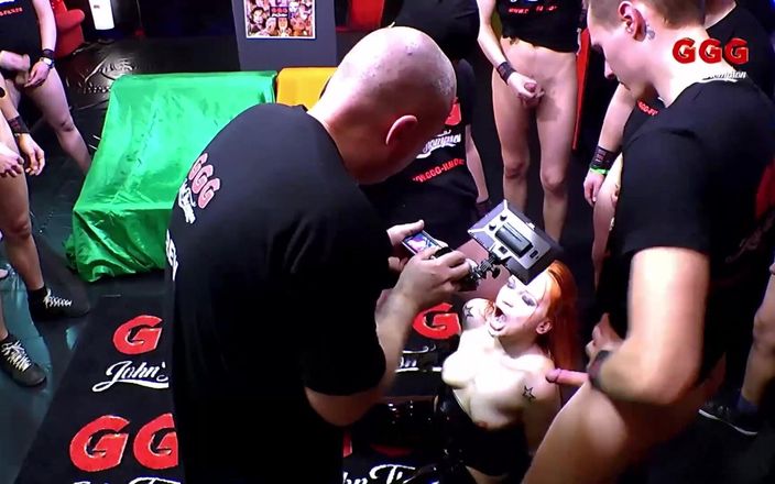 Gang Bang Germany: Ggg John Thompson arată sex în grup ejaculare la cel mai...