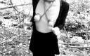 Bdsmlovers91: Kinktober día 27 - exposición kink - topless atado y enganchado mamada en...