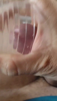 Super Cum in Stepdaddy's Cup Bareback.