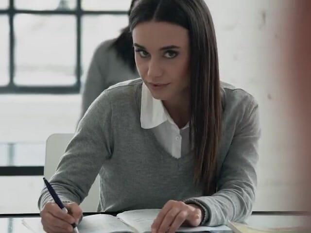 Russian Institute: Lesbian threesome and Double dildo penetration