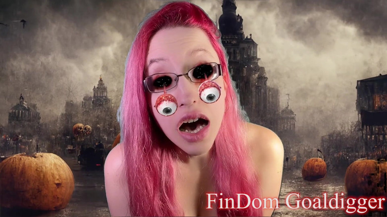 FinDom Goaldigger: Halloween příjem otrok transformace