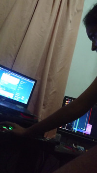 Stepmom Comes to See What I'm Doing on the Computer