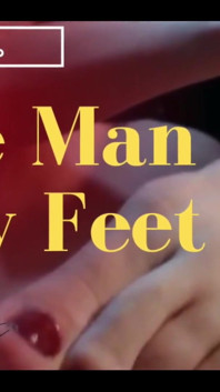 Stand at my feet and worship their every curve. Hop on top and lick my red toenail polish.