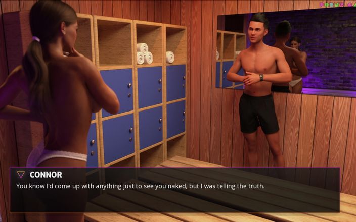 Porny Games: Midnight Paradise by Lewdlab - Sauna Time with Big Przyrodnia siostra 40