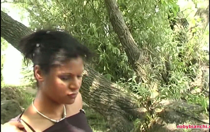 Topax Film Production: Big Slut Takes 2 Cocks in the Woods