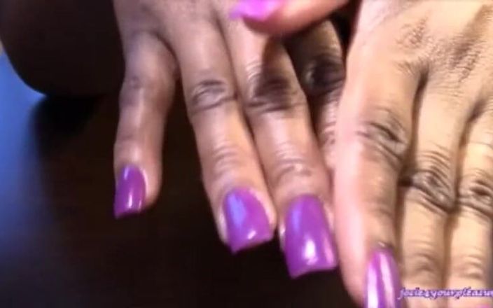 Josie4yourpleasure: Long Nails: Violet Vibes dan Lotion