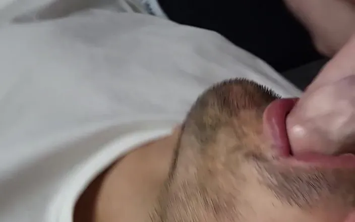 Twotwinkhusbands: Making His Eyes Water on My Uncut Monster Dick