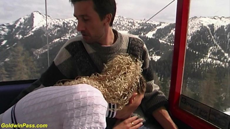 Goldwin pass: Stepdaughter fucked at the ski lift