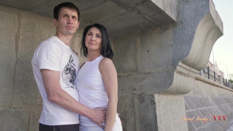 Aunt Judy's XXX: TetaJudysXXX - Sexy 41letá amatérská MILFKa Eva je ošukána a pokryta spermatem