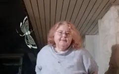 Nurse Vicki Pee Out Side at Night on Patio Oh No