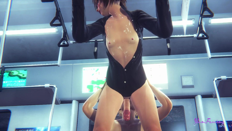 Yaoitube: Yaoi Femboy - 기차에서 후장을 따먹히는 세스
