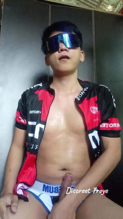 Troye_AsianPinoy: 긴 라이드 전에 발정난 Pinoy 사이클리스트 - Siklistang Daks Jakol
