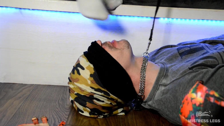 Mistress Legs: Face trampling by shoes and white socks