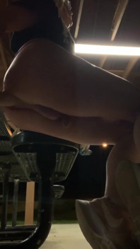 park bänk anal dildo bilar kör av het sissy slampa