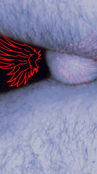 Naked Angel with a Hard Dick