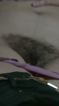 Look at My Big Hairy Pussy Before and After Taking Cock and Being Licked