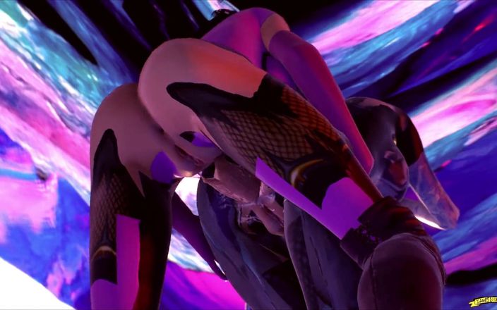 Gameslooper Sex Futanation: Sexe en violet (partie 2) remasterisé - animation futa