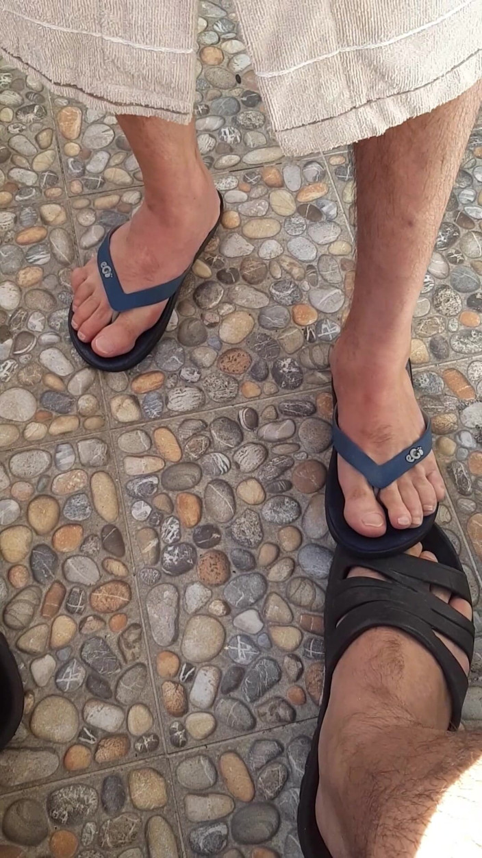 Grand Dick: Feet and Dicks on the Balcony