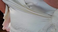 My panties: Сперма в атласной одежде без рук