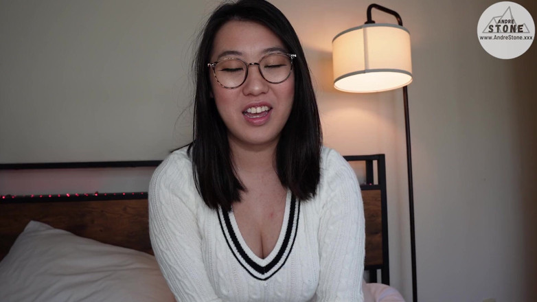 Andre Stone: Shy Nerdy Asian Girlfriend Tofu Is a Secret Nympho