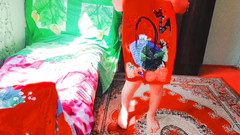 Kitty_Cross: Douce tapette tapette, jupe torride dans une chambre chaude et...